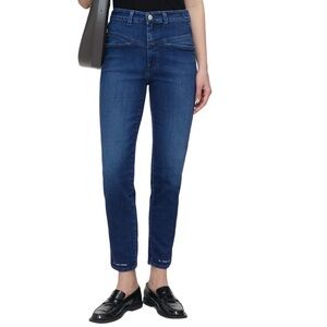 Closed Denim Pedal Pusher Mid Rise Ankle Blue Denim Jeans Size 25 US 38 Italy